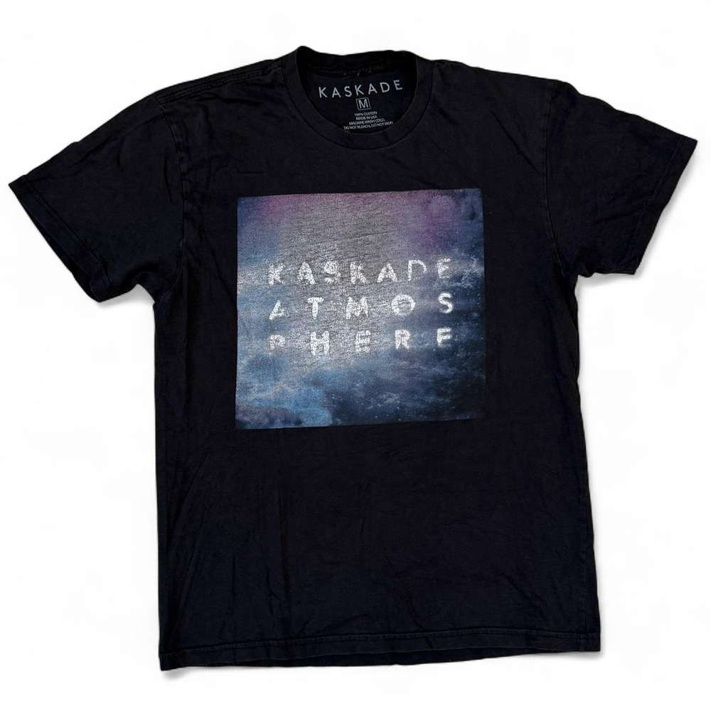 Kaskade 2013 Atmosphere Double Sided Graphic Tour Tee Adult Size Medium Music